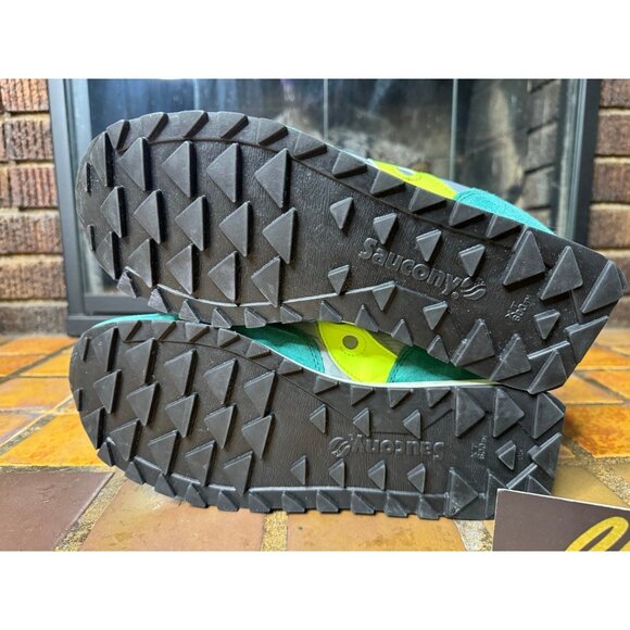 Mens 10 Saucony Original Jazz Vintage Green Grey Lifestyle Shoes S70368-57 - Picture 7 of 8